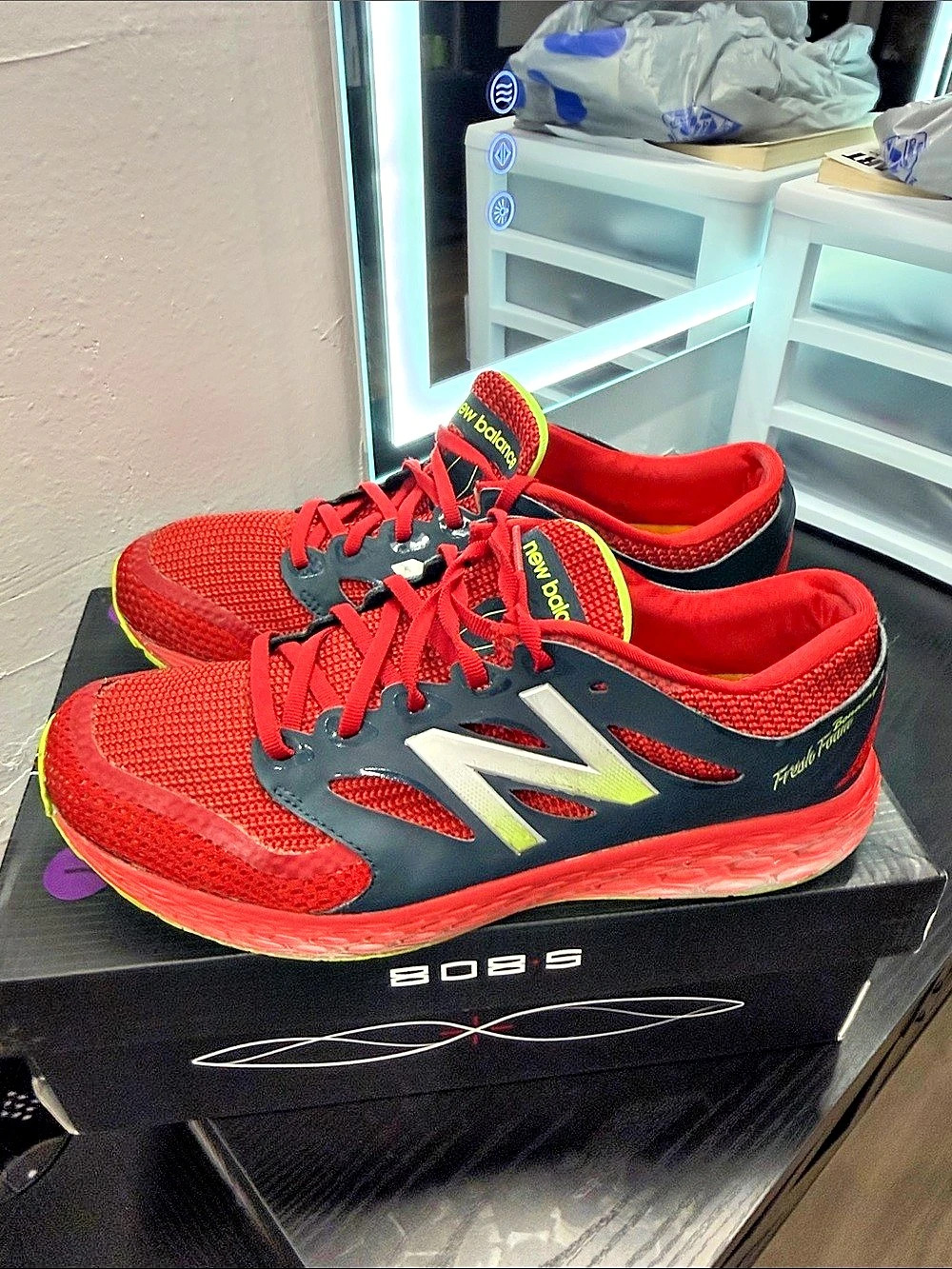 New Balance Fresh Foam 1080 Men's 9.5 D Red & Black